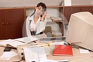 Business women at office photo