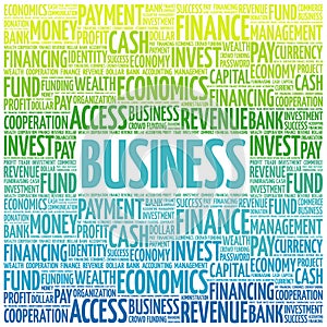 BUSINESS word cloud