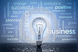 Business Words Concept