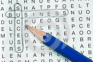 Business wordsearch photo