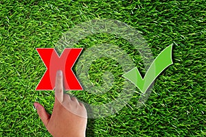 Business Wrong Decision Concept