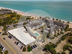 Businesses and hotels on North Hutchinson Island Vero Beach FL