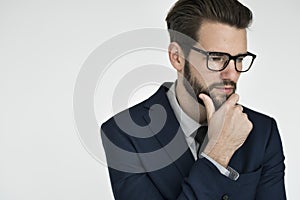 Businessman Adult Portrait Occupation Concept