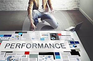 Businessman Analysis Ideas Performance Concept