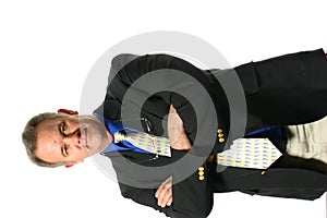 Businessman with arms crossed