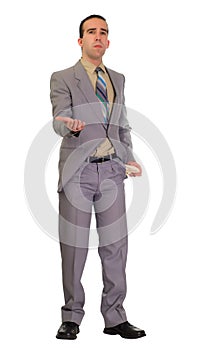 Businessman Asking For Money