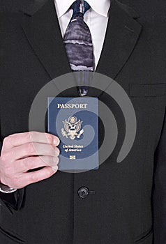 Businessman, Business Travel, Passport, Traveler