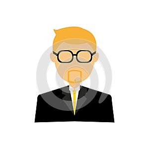 Businessman cartoon character photo