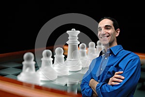 Businessman and chess-1