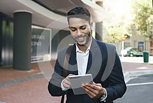 Businessman in the city,