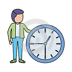 businessman clock time