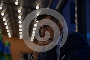 Businessman in conference room