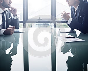 Businessman Corporate Cooperation Meeting Concept