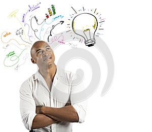 Businessman and creative business