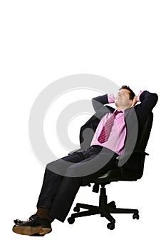 Businessman dreaming