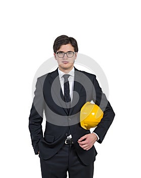 Businessman engineer