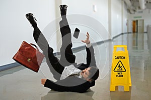 Businessman Falling photo