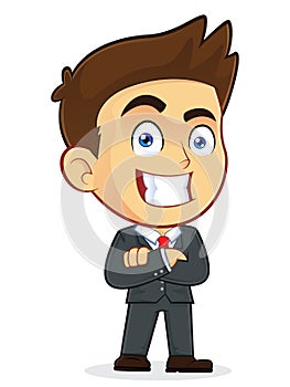 Businessman with Folded Hands
