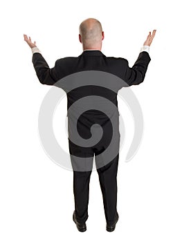 Businessman gesturing photo