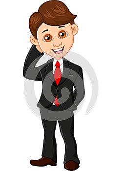 Businessman get confused