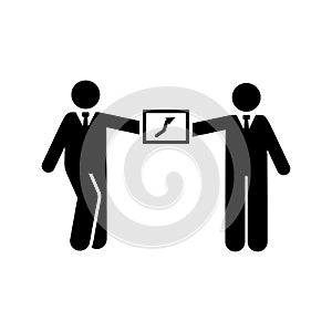 Businessman, graphic, job icon. Element of businessman icon. Premium quality graphic design icon. Signs and symbols collection