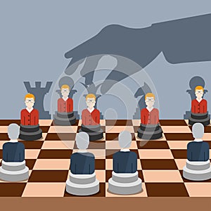 businessman hand holding chess knight piece, strategy, strategic move concept