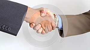 Businessman hand shake