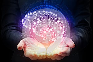 Artificial inteliigence concept