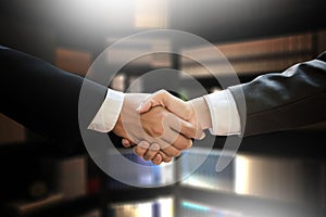 businessman handshake Professional Business partnership meeting