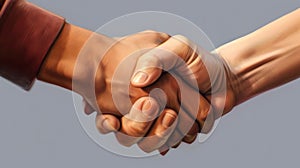 Businessman handshake for teamwork of business, successfully negotiate, partnership and business deal concept.