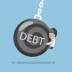 Businessman is Hit by Debt Wrecking Ball