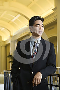 Businessman in Hotel