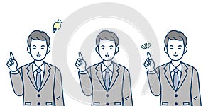 Businessman idea illustration