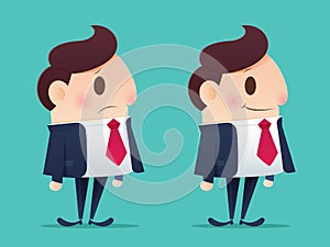 Businessman illustration. Cartoon and character design