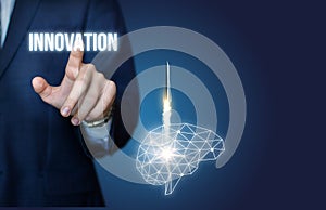 Businessman includes innovative thinking.