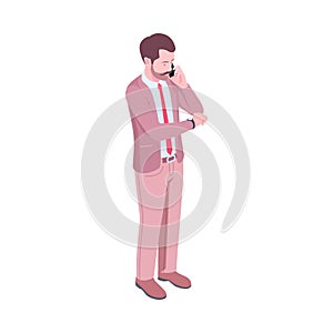 Businessman Isometric Illustration