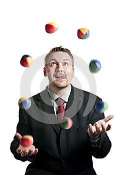 Podnikateľ žonglovanie 