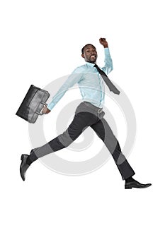 Businessman Jumping