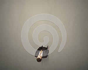 Businessman making a decision