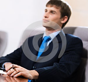 Businessman on the meeting