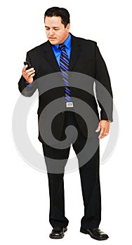 Businessman on the mobile phone