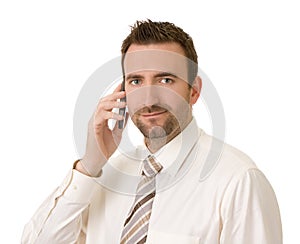 Businessman on phone