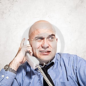 Businessman on the phone