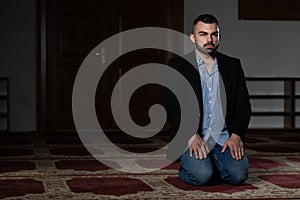 Businessman Prayer at Mosque