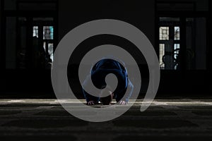 Businessman Prayer At Mosque