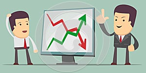 Businessman Presenting Business Growth Chart