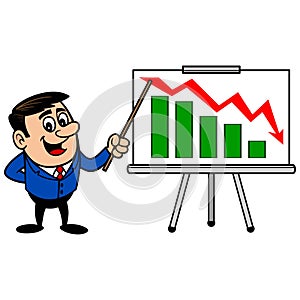 Businessman Profit Loss Presentation