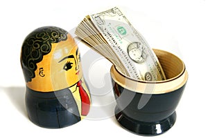 Businessman Russian doll