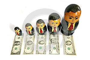 Businessman Russian doll