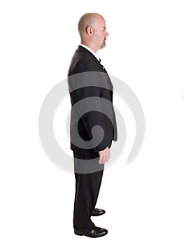 Businessman side view photo